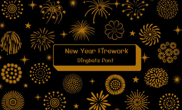 New Year Firework Font - Featured Image