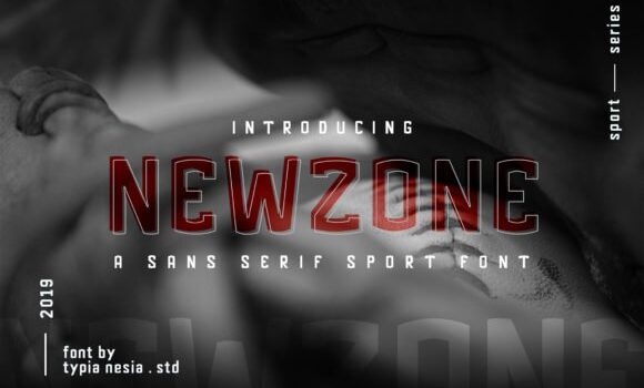 Newzone Font Fonts Free Download Newzone Font - Featured Image