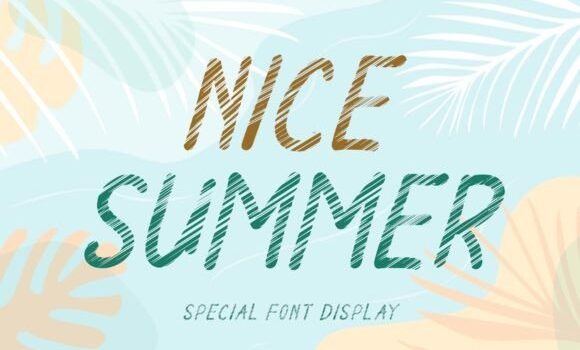 Nice Summer Font Fonts Free Download Nice Summer Font - Featured Image