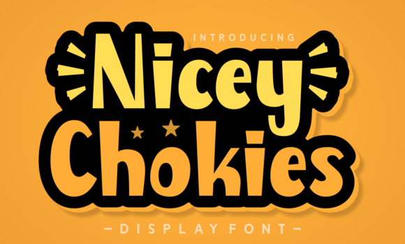 Nicey Chokies Font - Featured Image