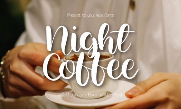 Night Coffee Font Fonts Free Download Night Coffee Font - Featured Image