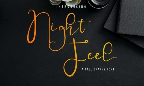 Night Feel Font - Featured Image