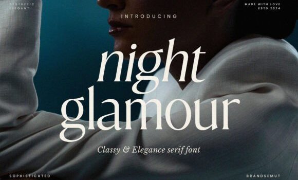 Night Glamour Font Fonts Free Download Night Glamour Font - Featured Image