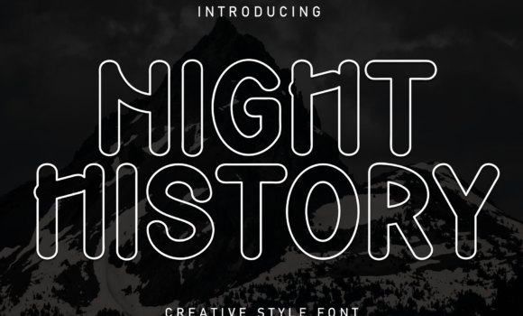 Night History Font Fonts Free Download Night History Font - Featured Image
