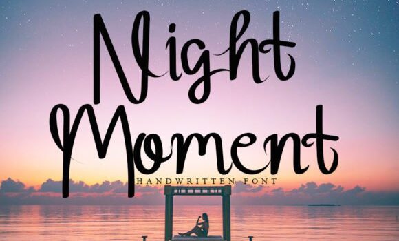Night Moment Font Fonts Free Download Night Moment Font - Featured Image