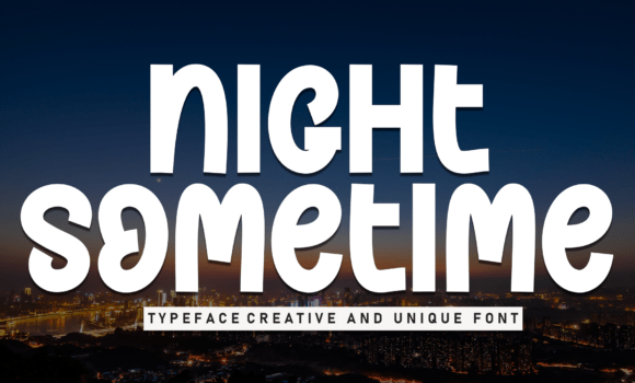 Night Sometime Font Fonts Free Download Night Sometime Font - Featured Image
