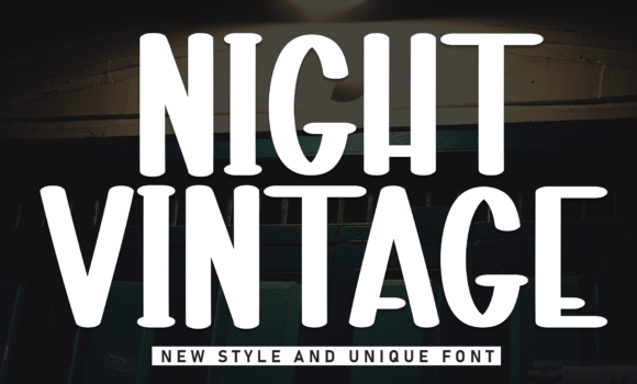 Night Vintage Font Fonts Free Download Night Vintage Font - Featured Image