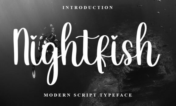 Nightfish Font - Featured Image