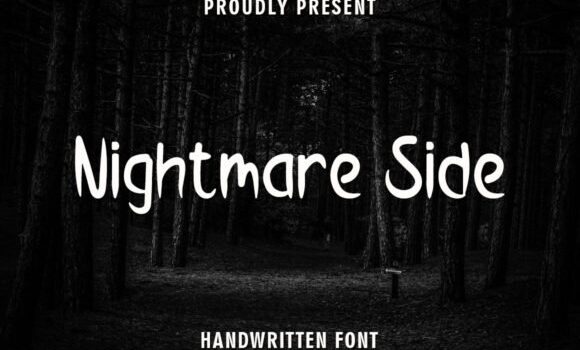 Nightmare Side Font - Featured Image