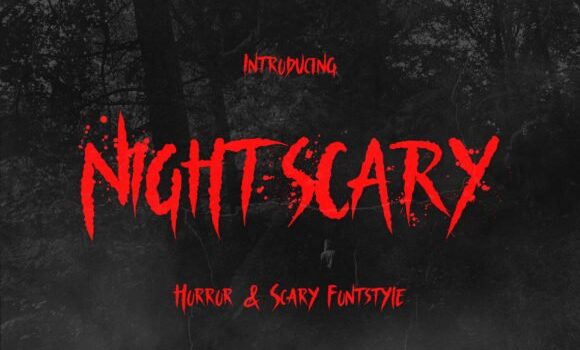 Nightscary Font - Featured Image