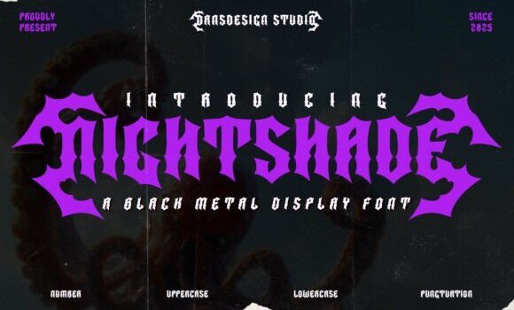 Nightshade Font - Featured Image