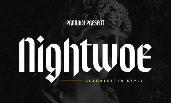 Nightwoe Font - Featured Image