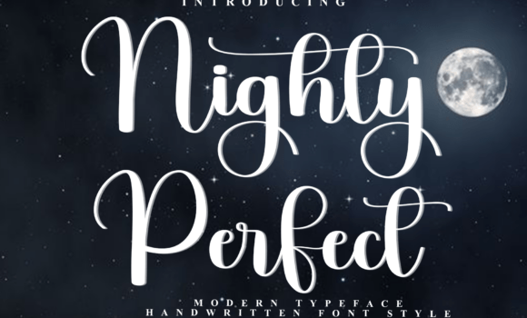 Nighty Perfect Font - Featured Image