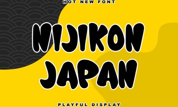 Nijikon Japan Font - Featured Image