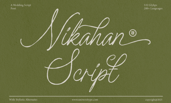 Nikahan Script Font Fonts Free Download Nikahan Script Font - Featured Image