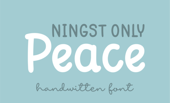 Ningst Only Peace Font Fonts Free Download Ningst Only Peace Font - Featured Image