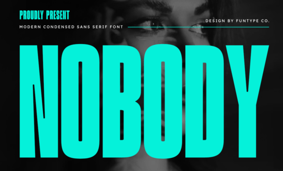 Nobody Font - Featured Image