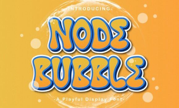 Node Bubble Font - Featured Image