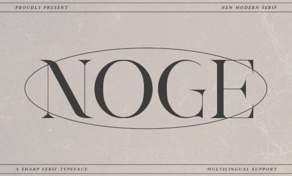 Noge Font - Featured Image