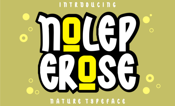 Nolep Erose Font - Featured Image