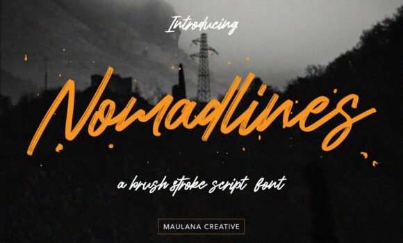 Nomadlines Font Fonts Free Download Nomadlines Font - Featured Image
