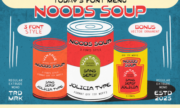 Noods Soup Font Fonts Free Download Noods Soup Font - Featured Image