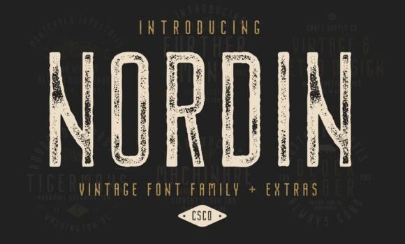 Nordin Family Font - Featured Image