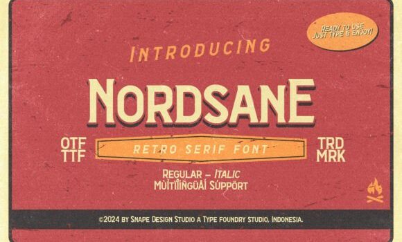 Nordsane Font Fonts Free Download Nordsane Font - Featured Image