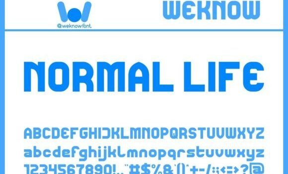Normal Life Font - Featured Image