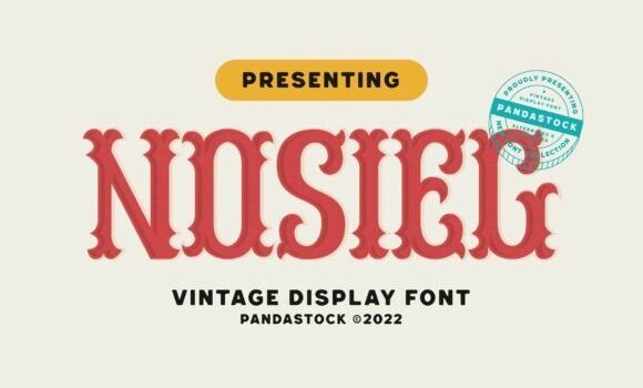 Nosieg Font Fonts Free Download Nosieg Font - Featured Image