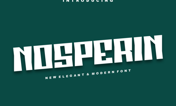 Nosperin Font - Featured Image