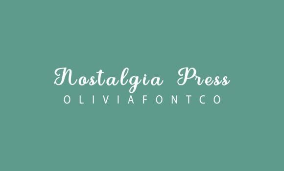 Nostalgia Press Font Fonts Free Download Nostalgia Press Font - Featured Image