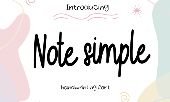 Note Simple Font Fonts Free Download Note Simple Font - Featured Image