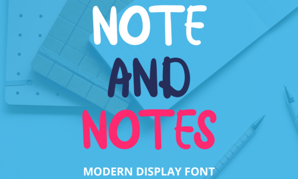 Note and Notes Font Fonts Free Download Note and Notes Font - Featured Image