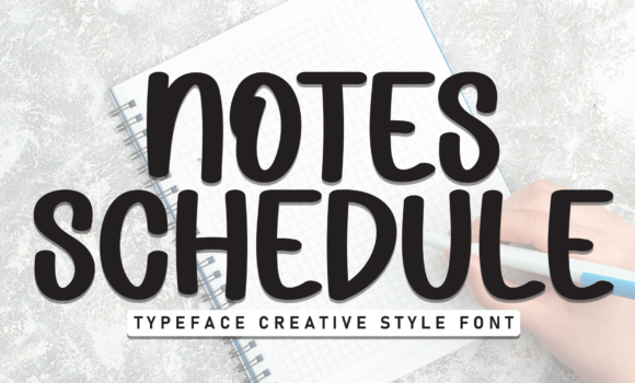 Notes Schedule Font Fonts Free Download Notes Schedule Font - Featured Image