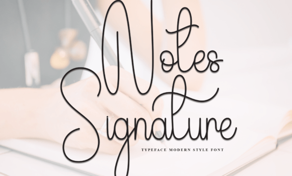 Notes Signature Font - Featured Image