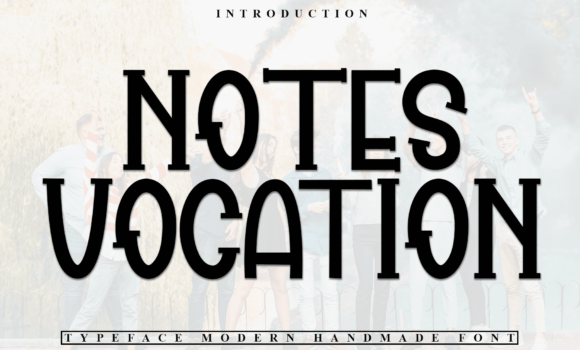 Notes Vocation Font Fonts Free Download Notes Vocation Font - Featured Image