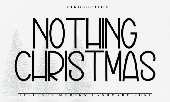 Nothing Christmas Font - Featured Image