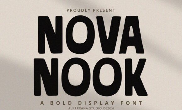 Nova Nook Font - Featured Image