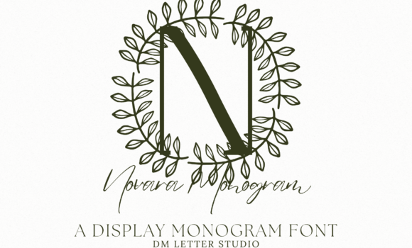 Novara Monogram Font Fonts Free Download Novara Monogram Font - Featured Image