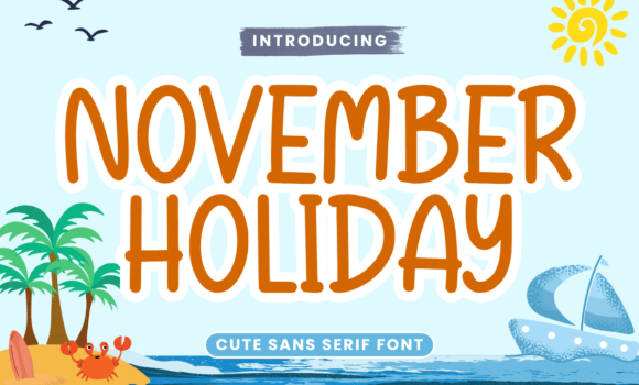 November Holiday Font Fonts Free Download November Holiday Font - Featured Image