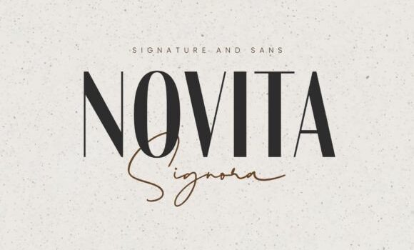 Novita Signora Duo Font - Featured Image