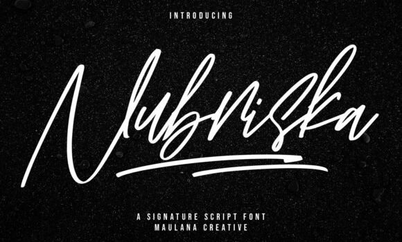 Nubriska Font - Featured Image