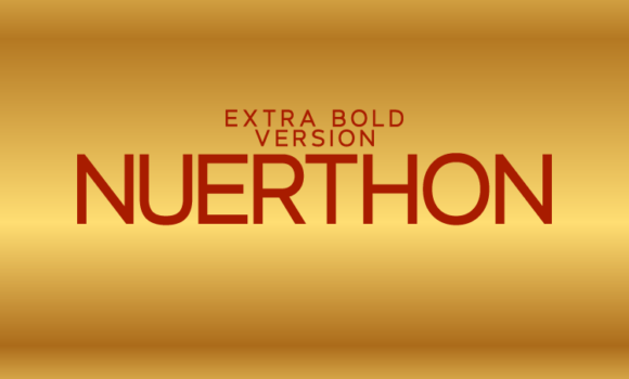 Nuerthon Extra Bold Font - Featured Image