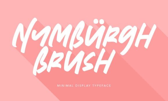 Nymburgh Brush Font - Featured Image