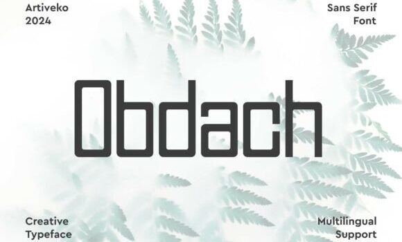 Obdach Font - Featured Image