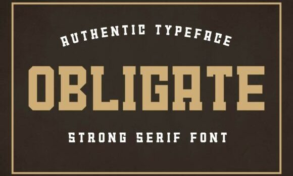 Obligate Font Fonts Free Download Obligate Font - Featured Image
