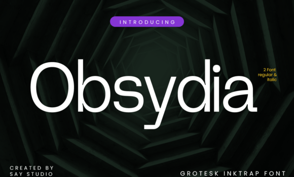Obsydia Font Fonts Free Download Obsydia Font - Featured Image