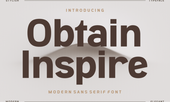 Obtain Inspire Font - Featured Image