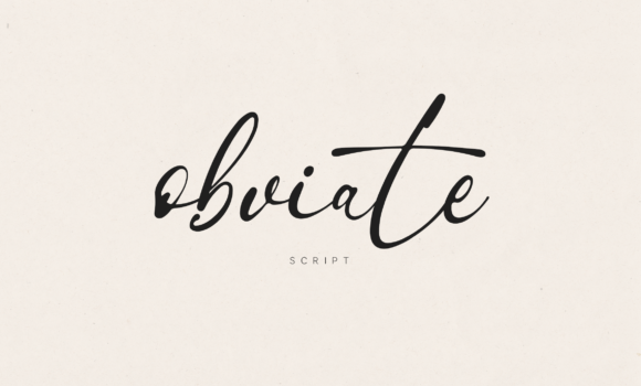 Obviate Font - Featured Image